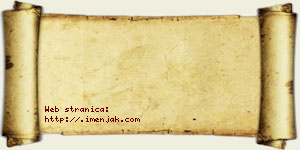 Anica Stamenić vizit kartica